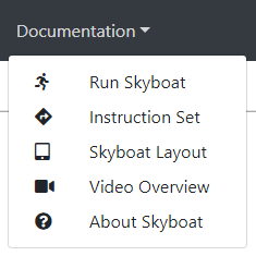 Image of the documents menu of application